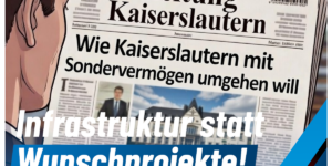 Dirk Bisanz - Pressemitteilung 09.01.2026 zum Artikel der Rheinpfalz „Wie Kaiserslautern mit Sondervermögen umgehen will“